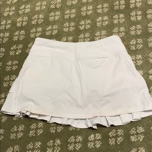 white girls tennis skirt